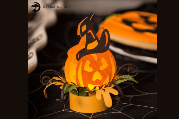3D SVG Jack-O-Lantern Tea Light: A Halloween Design Asset Worth Considering