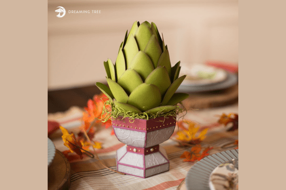 Artichoke Planter 3D SVG: A Fall Design for Creative Sellers