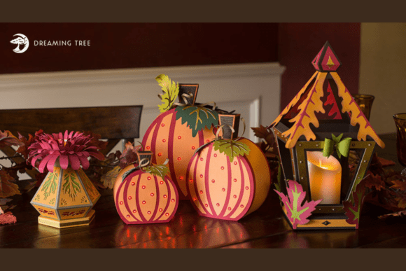 Autumn Decor SVG Bundle: A 3D Graphic Design Asset for Fall Publishing