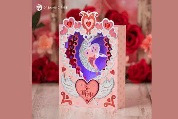 Be Mine Paperscape SVG: A Romantic 3D Design for Valentine’s Day Branding