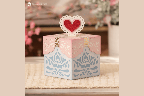 Celebrate with Elegance: 3D SVG Valentine's Day Design for Content Creators