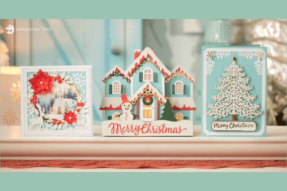 Christmas Bliss SVG Bundle: A 3D Design Asset for Holiday Publishing