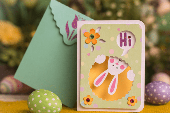 Easter Card 3D SVG – A Versatile Springtime Graphic Design Asset