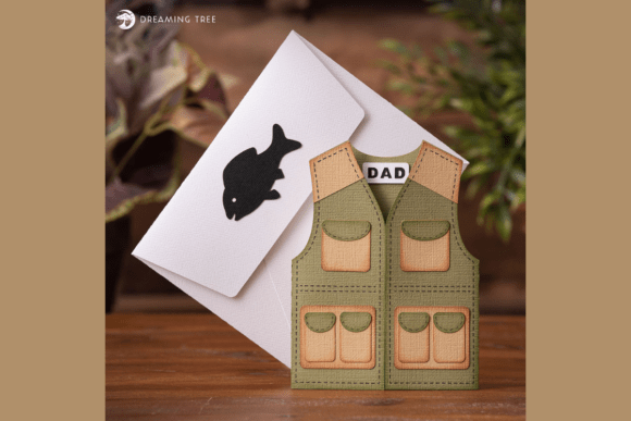 Fishing Vest Gift Card Holder – A 3D SVG Greeting Card Asset Worth Considering