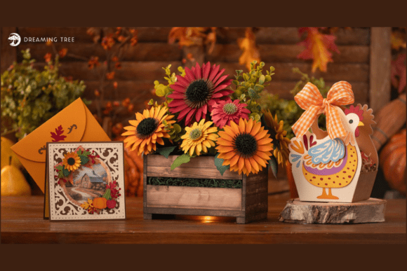 Golden Harvest 3D SVG Bundle: A Fall Design Asset Worth Considering