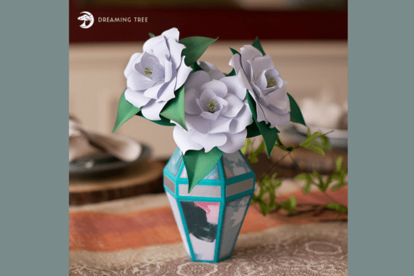 Gorgeous Gardenias SVG: A 3D Floral Design for Timeless Crafts