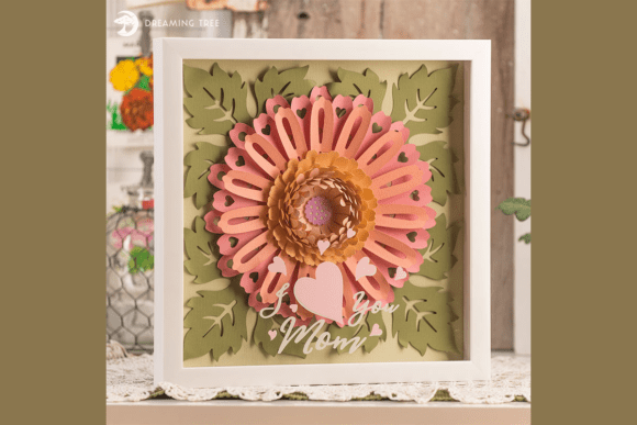 Lollipop Daisy 3D SVG for Mother’s Day Branding
