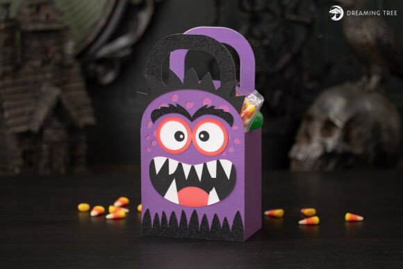 Munchie Monster Bag SVG: A Spooky 3D Graphic Design Asset for Halloween Campaigns