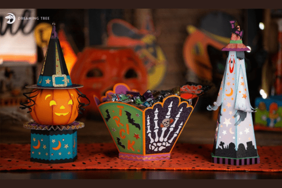 Trick or Treat SVG Bundle: A Halloween 3D Graphic Design Asset for Content Creators